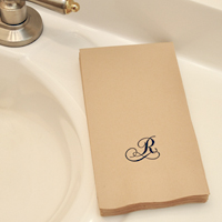 These eco-friendly disposable hand towels are great for your guest bathroom or for the table! You can even get them monogrammed! 